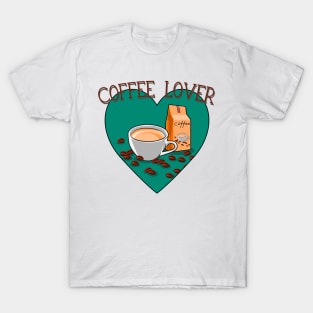 Coffee and Caffeine Lover T-Shirt